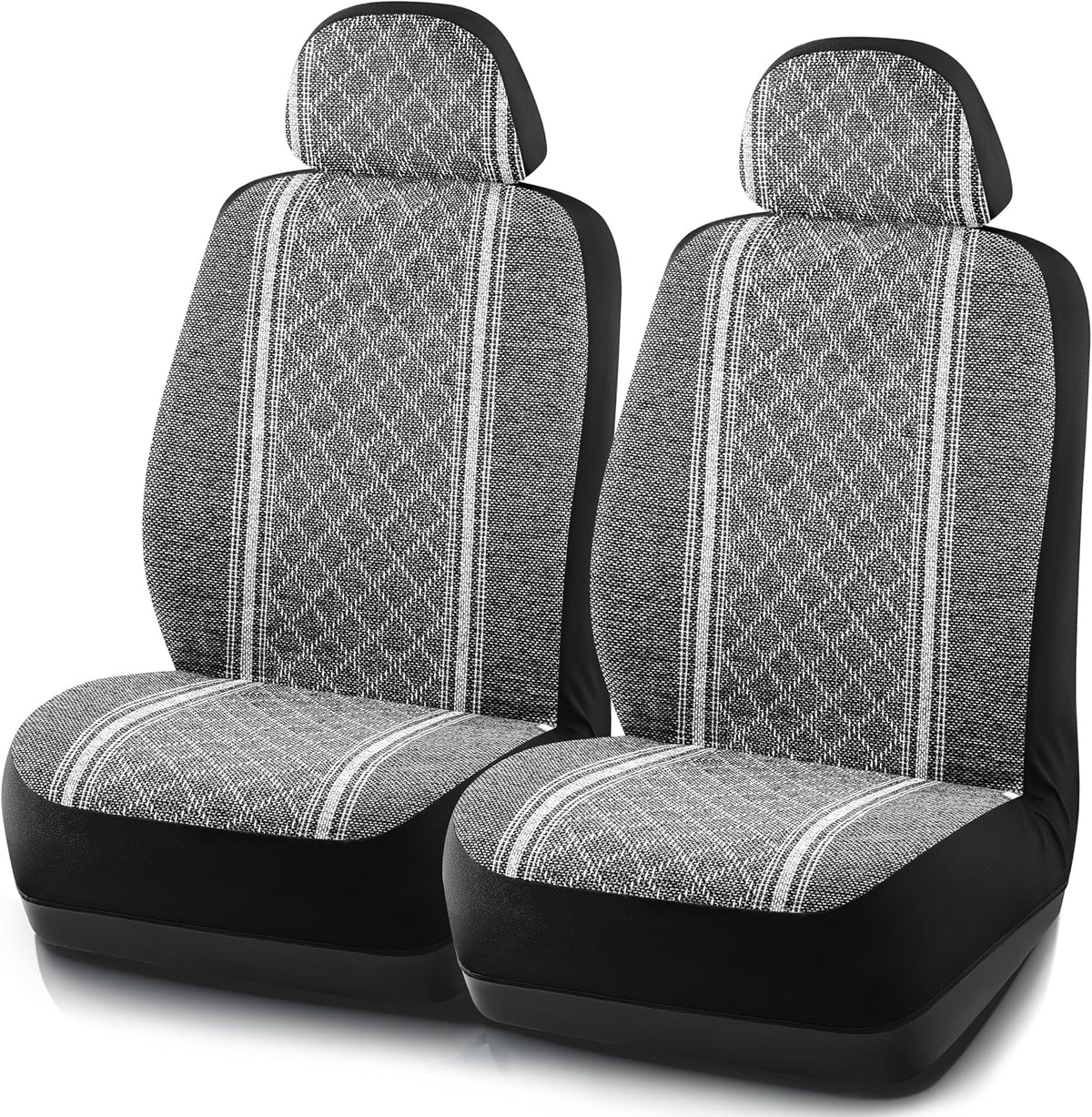 road comforts baja blanket seat covers gray diamond, main product view
