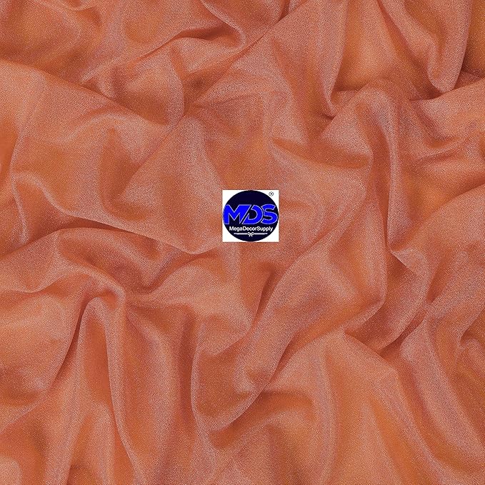 MDS Halloween Chiffon Draping Fabric - 1 Panel, 30" Wide x 40ft Long - S...