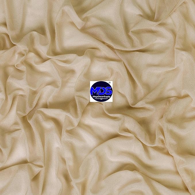 MDS Halloween Chiffon Draping Fabric - 2 Panel, 30" Wide x 30ft Long - S...